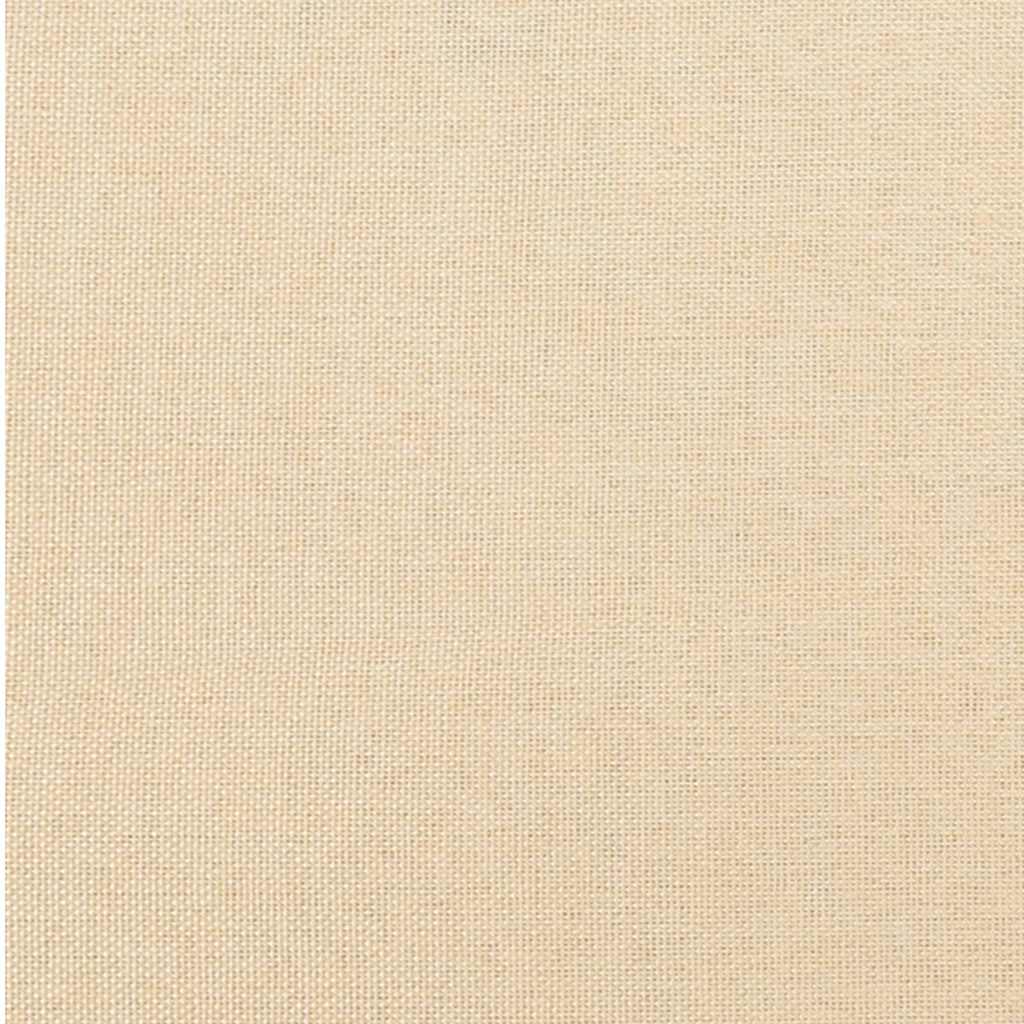 vidaXL Πολυθρόνα Μασάζ Κρεμ Υφασμάτινη