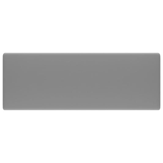 vidaXL Νιπτήρας με Υπερχείλιση Τετράγωνο Αν Γκρι Ματ 41x41 εκ Κεραμικό