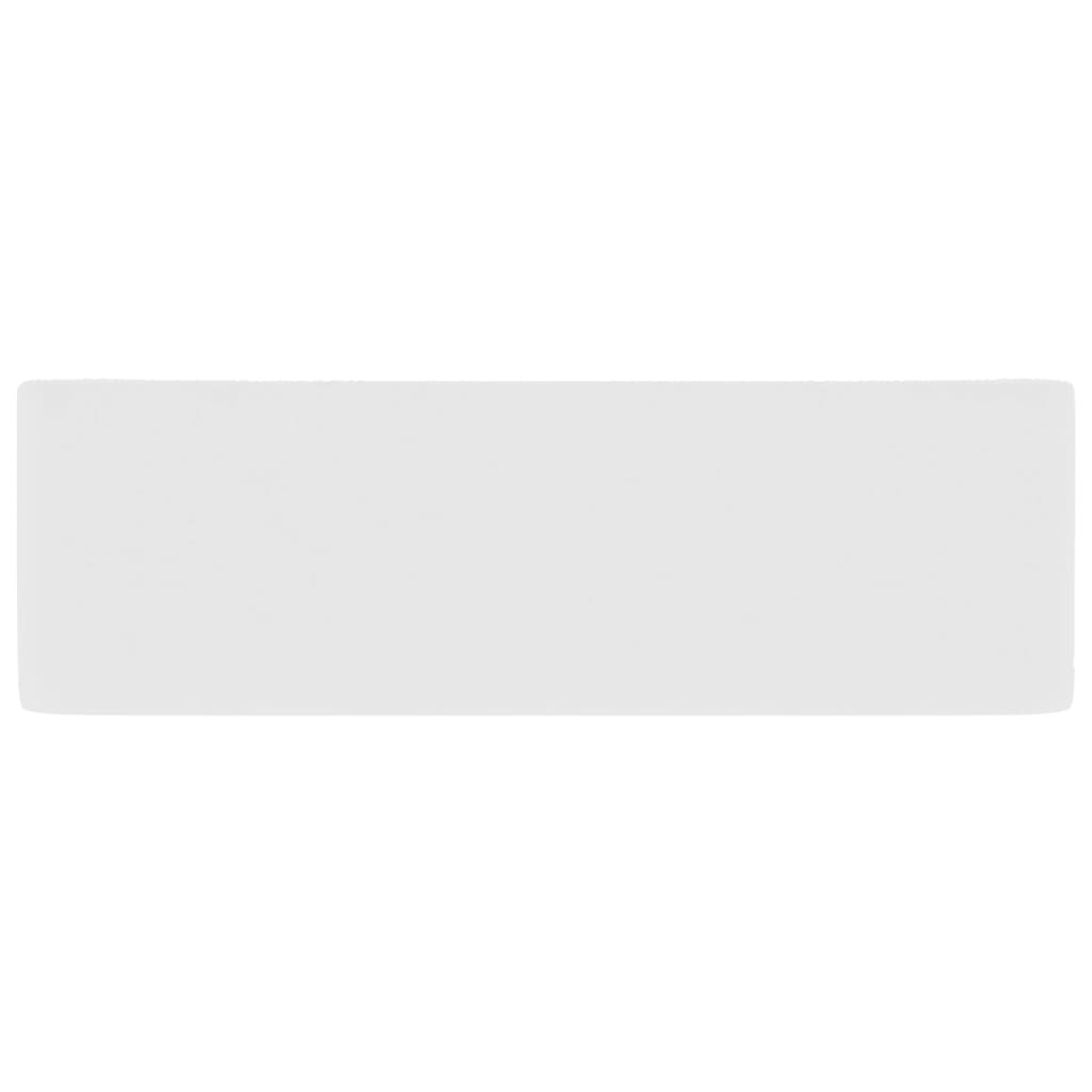 vidaXL Νιπτήρας Πολυτελής Λευκό Ματ 41 x 30 x 12 εκ. Κεραμικός