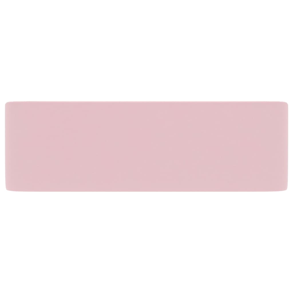 vidaXL Νιπτήρας Πολυτελής Ροζ Ματ 41 x 30 x 12 εκ. Κεραμικός