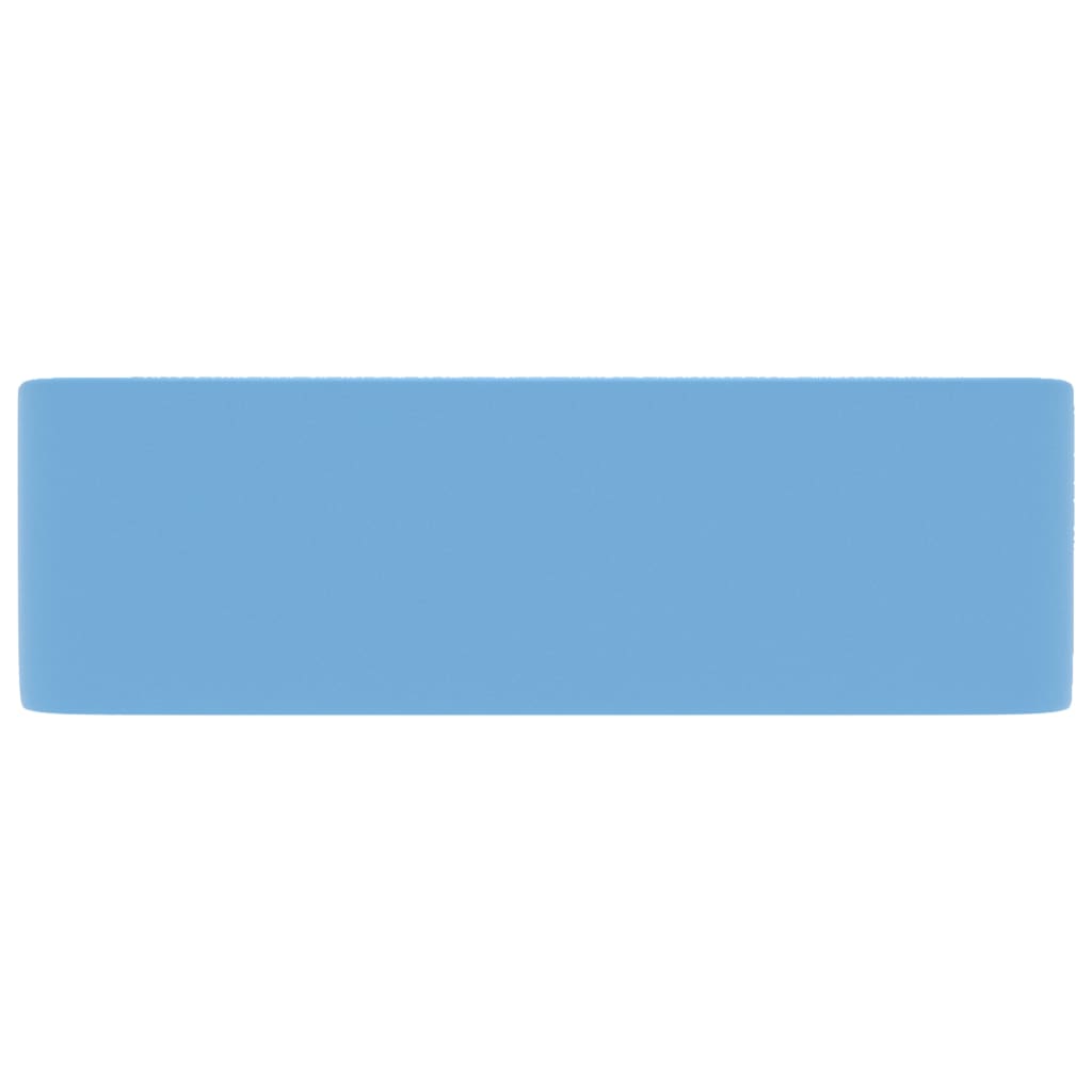 vidaXL Νιπτήρας Πολυτελής Γαλάζιο Ματ 41 x 30 x 12 εκ. Κεραμικός