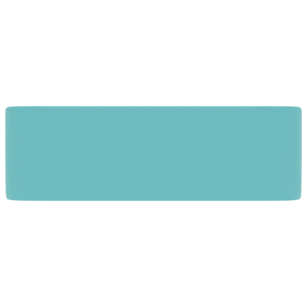 vidaXL Νιπτήρας Πολυτελής Ανοιχτό Πράσινο Ματ 41x30x12 εκ. Κεραμικός