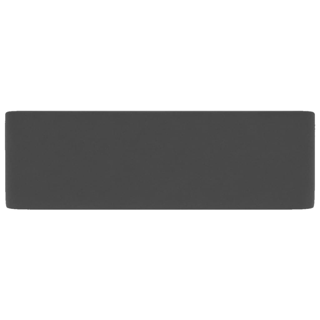 vidaXL Νιπτήρας Πολυτελής Σκούρο Γκρι Ματ 41 x 30 x 12 εκ. Κεραμικός