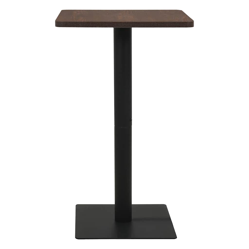 vidaXL Τραπέζι Bistro Σκούρο Σταχτί 70 x 70 x 107 εκ.