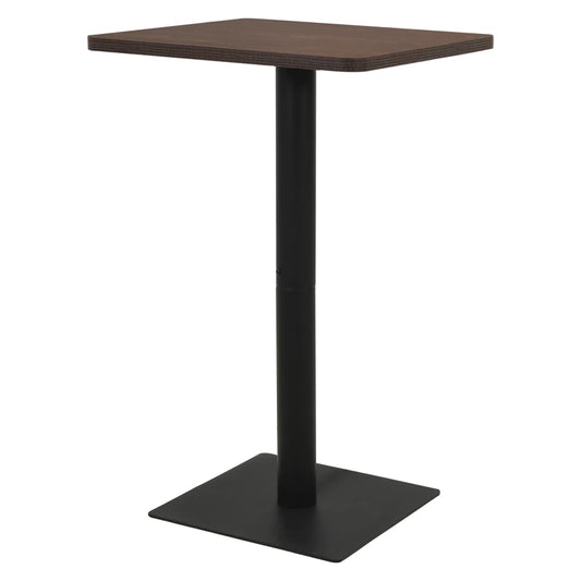 vidaXL Τραπέζι Bistro Σκούρο Σταχτί 78,5 x 78,5 x 107 εκ.