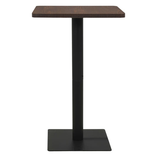vidaXL Τραπέζι Bistro Σκούρο Σταχτί 78,5 x 78,5 x 107 εκ.