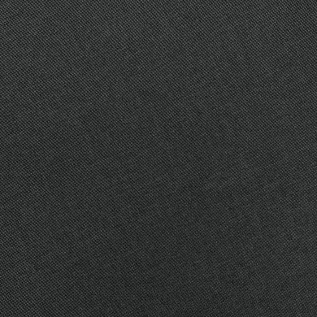 vidaXL Μπερζέρα Σκούρο Γκρι Υφασμάτινη με Υποπόδιο