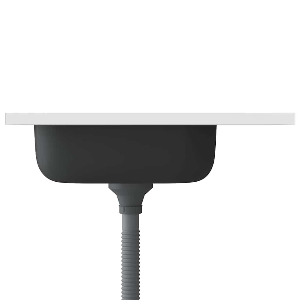 vidaXL Νεροχύτης + Ποδιά Σετ Ασημί 600x500x155 χιλ. Ανοξείδωτο Ατσάλι