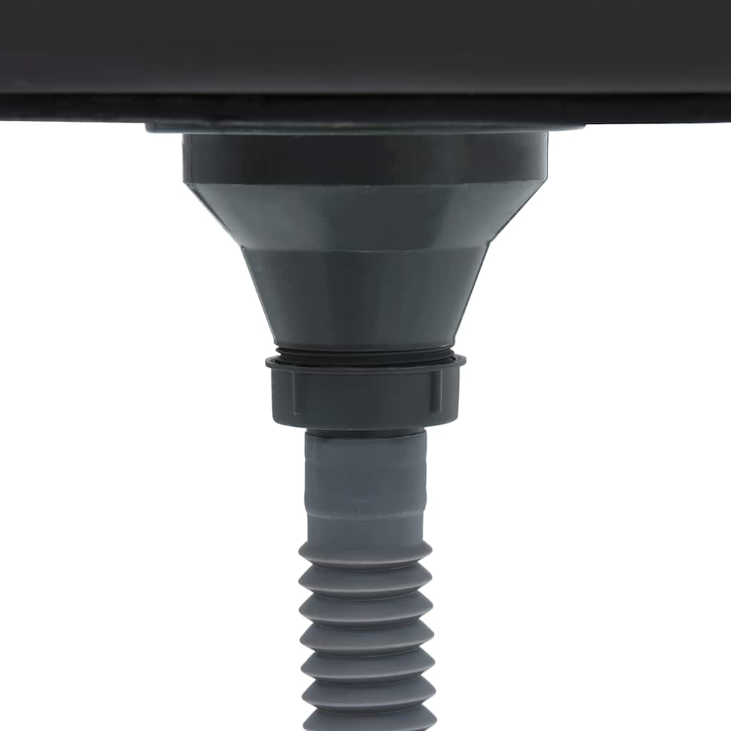 vidaXL Νεροχύτης + Ποδιά Σετ Ασημί 1000x600x155 χιλ. Ανοξείδωτο Ατσάλι