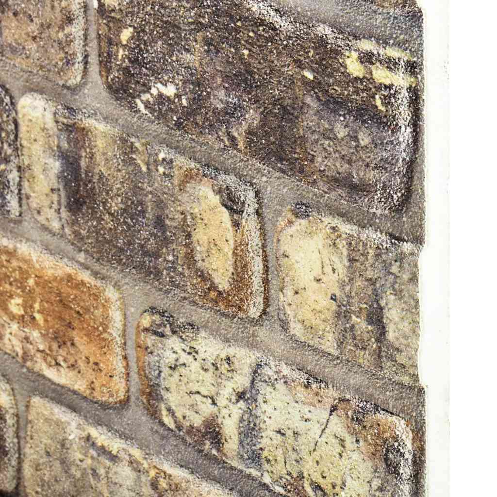 vidaXL Πάνελ Τοίχου 3D 10 τεμ. Σχέδιο Τούβλα Πολύχρωμο EPS