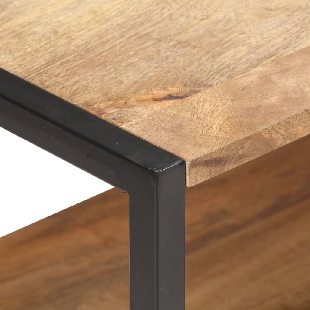 vidaXL Ντουλάπι με Ράφια 110 x 35 x 65 εκ. από Μασίφ Ξύλο Μάνγκο