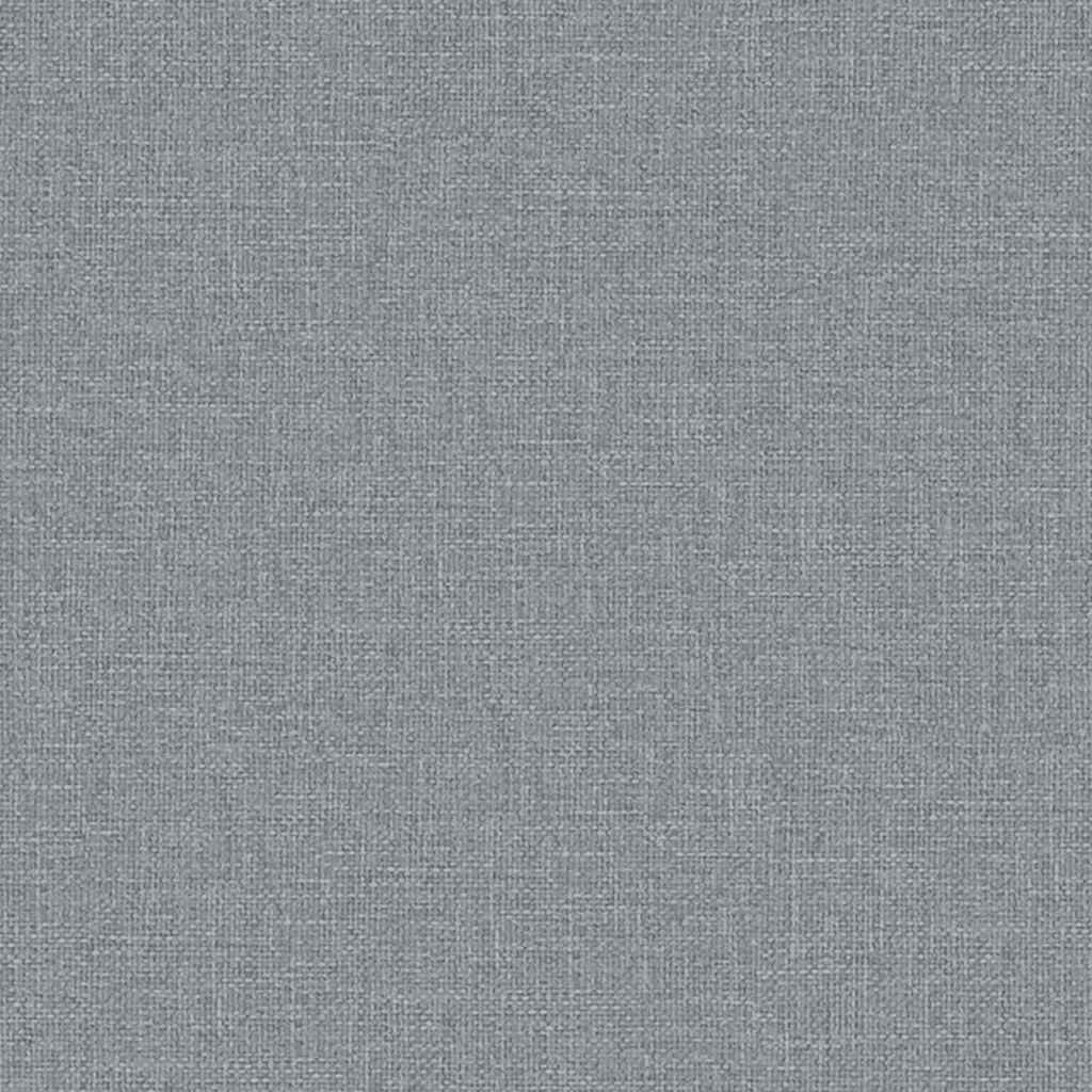 vidaXL Πολυθρόνα Μασάζ Ανοιχτό Γκρι Υφασμάτινη