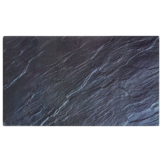 vidaXL Επιφάνεια Κοπής 2 τεμ. Σχέδιο Φυσικής Πέτρας από Ψημένο Γυαλί