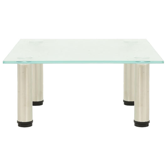 vidaXL Βάση Τηλεόρασης Αμμοβολισμένη 40 x 35 x 17 εκ. από Ψημένο Γυαλί