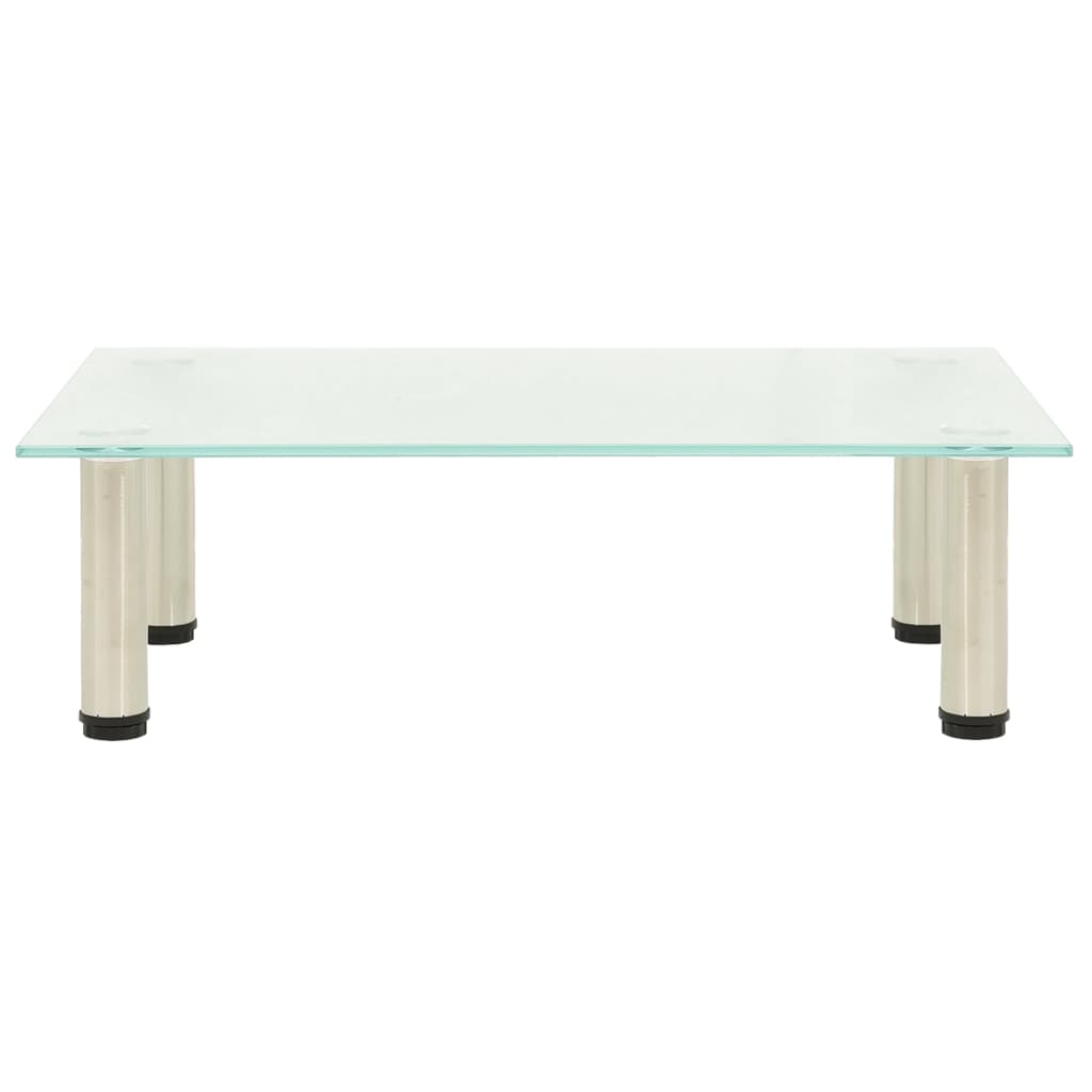 vidaXL Βάση Τηλεόρασης Αμμοβολισμένη 60 x 35 x 17 εκ. από Ψημένο Γυαλί