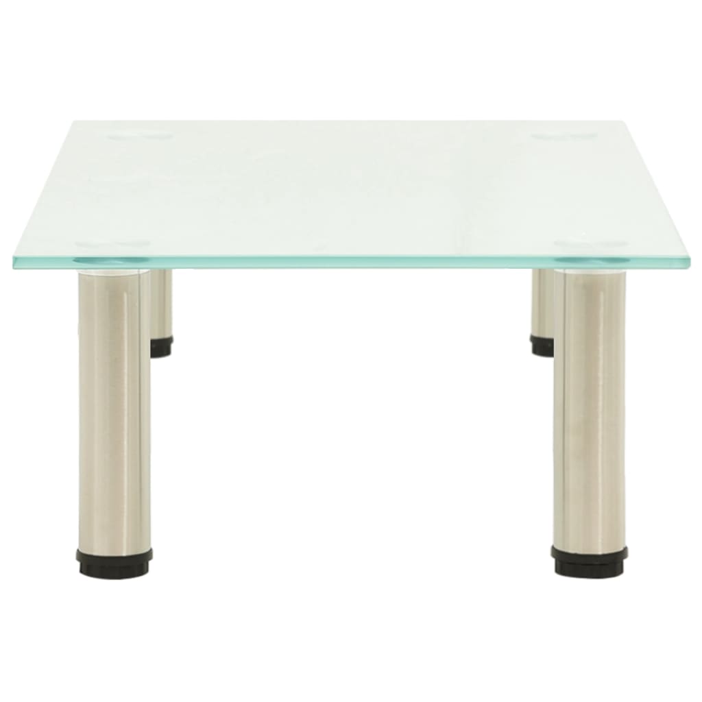 vidaXL Βάση Τηλεόρασης Αμμοβολισμένη 60 x 35 x 17 εκ. από Ψημένο Γυαλί