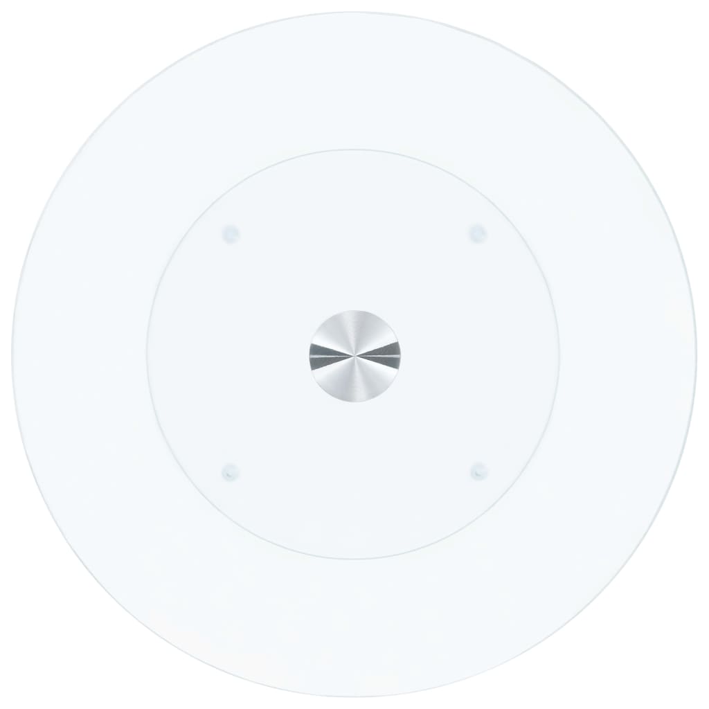 vidaXL Τραπεζάκι Σαλονιού Διαφανές 40 εκ. από Ψημένο Γυαλί