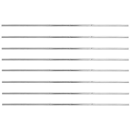 vidaXL Ράβδοι για Ποδοσφαιράκι 8 τεμ. 15,9 χιλ.