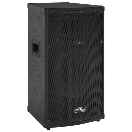 vidaXL Ηχείο Επαγγελματικό Παθητικό Hifi Μαύρο 150 W 37 x 37 x 64 εκ.