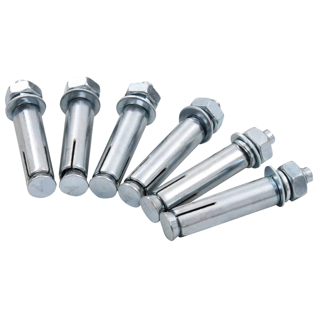 vidaXL Ράφια Τοίχου 2 Επιπέδων 2 τεμ. 240 x 30 εκ. Ανοξείδωτο Ατσάλι