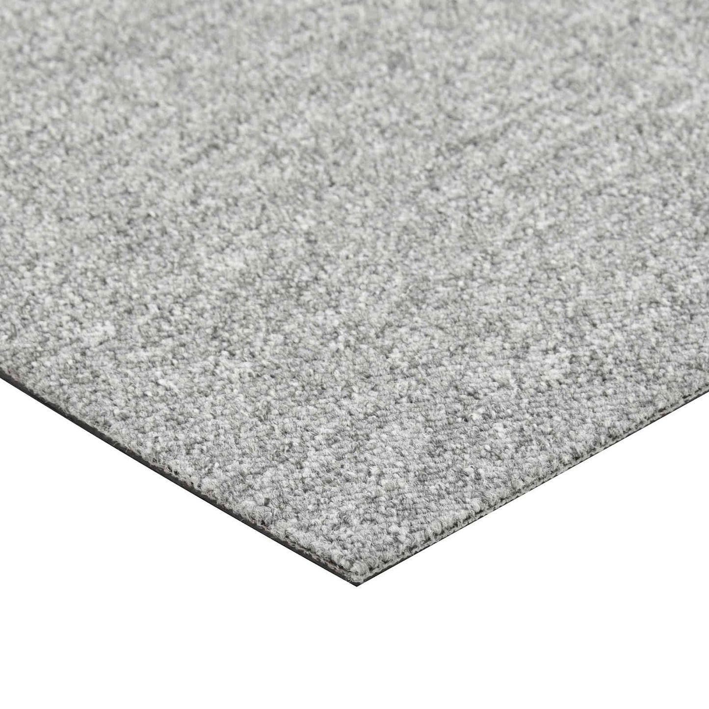 vidaXL Χαλί 20 pcs Ανοιχτό γκρι 50 x 50 cm 100% Πολυπροπυλένιο
