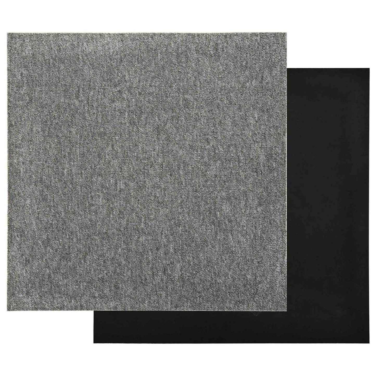 vidaXL Χαλί 20 pcs Γκρι 50 x 50 cm 100% Πολυπροπυλένιο