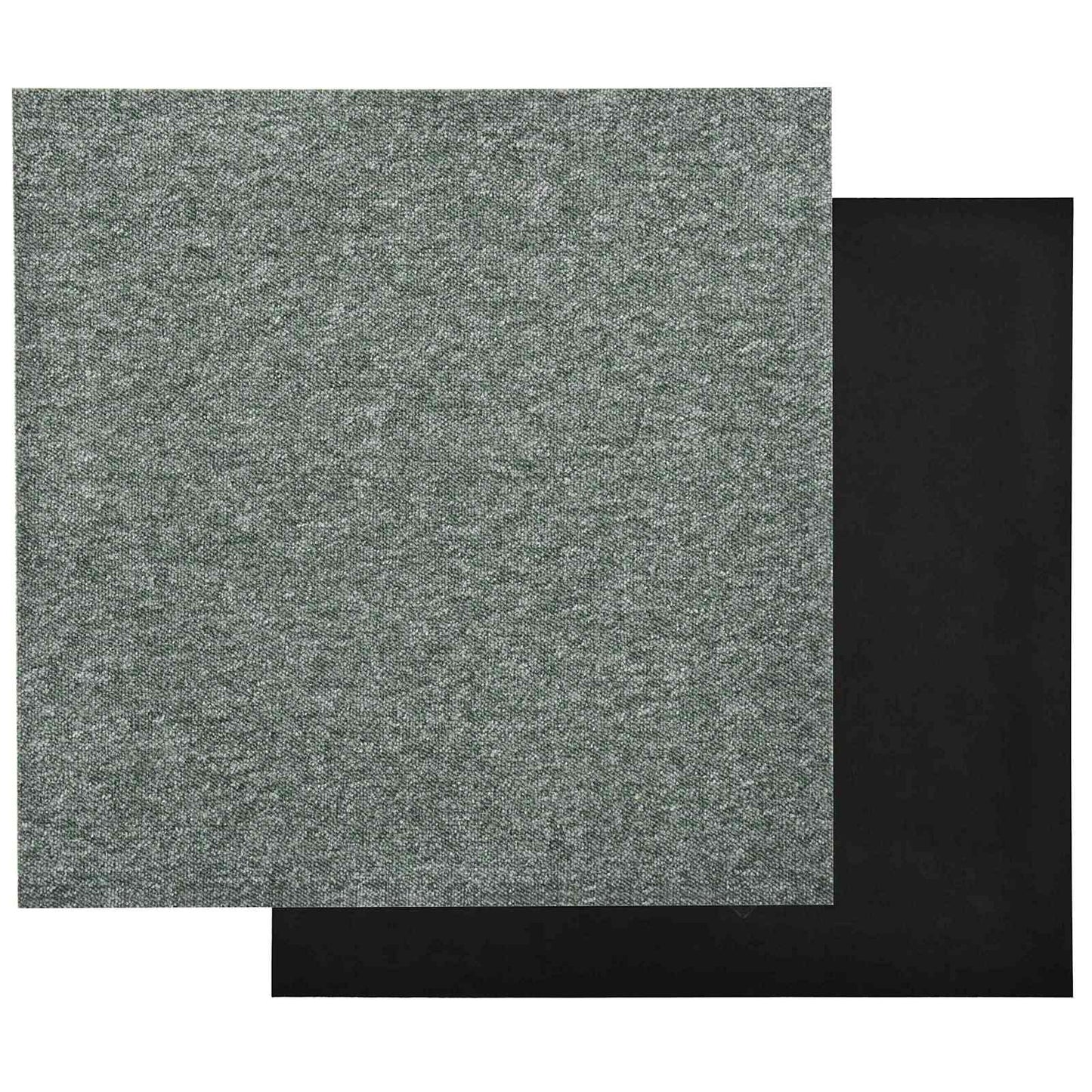vidaXL Χαλί 20 pcs Πράσινο 50 x 50 cm 100% Πολυπροπυλένιο