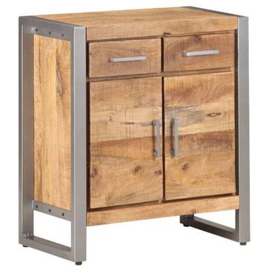 vidaXL Ντουλάπι 60 x 35 x 72 εκ. από Ακατέργαστο Ξύλο Μάνγκο