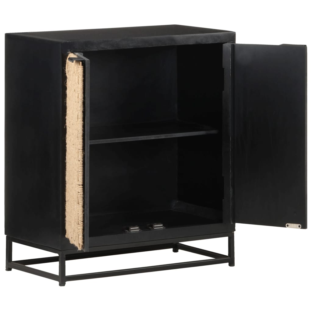 vidaXL Ντουλάπι 60 x 35 x 70 εκ. από Μασίφ Ξύλο Μάνγκο