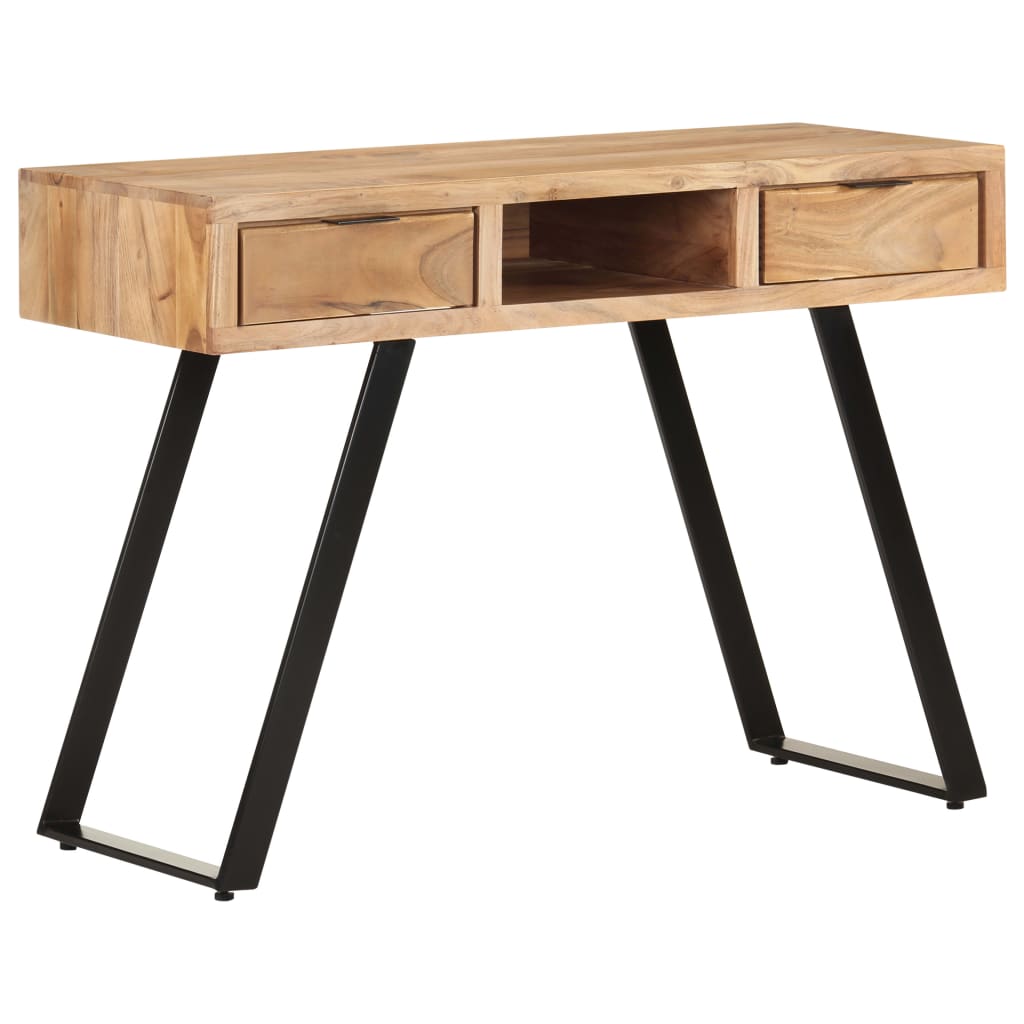 vidaXL Γραφείο Live Edge 107x45x79 εκ. από Μασίφ Ξύλο Ακακίας