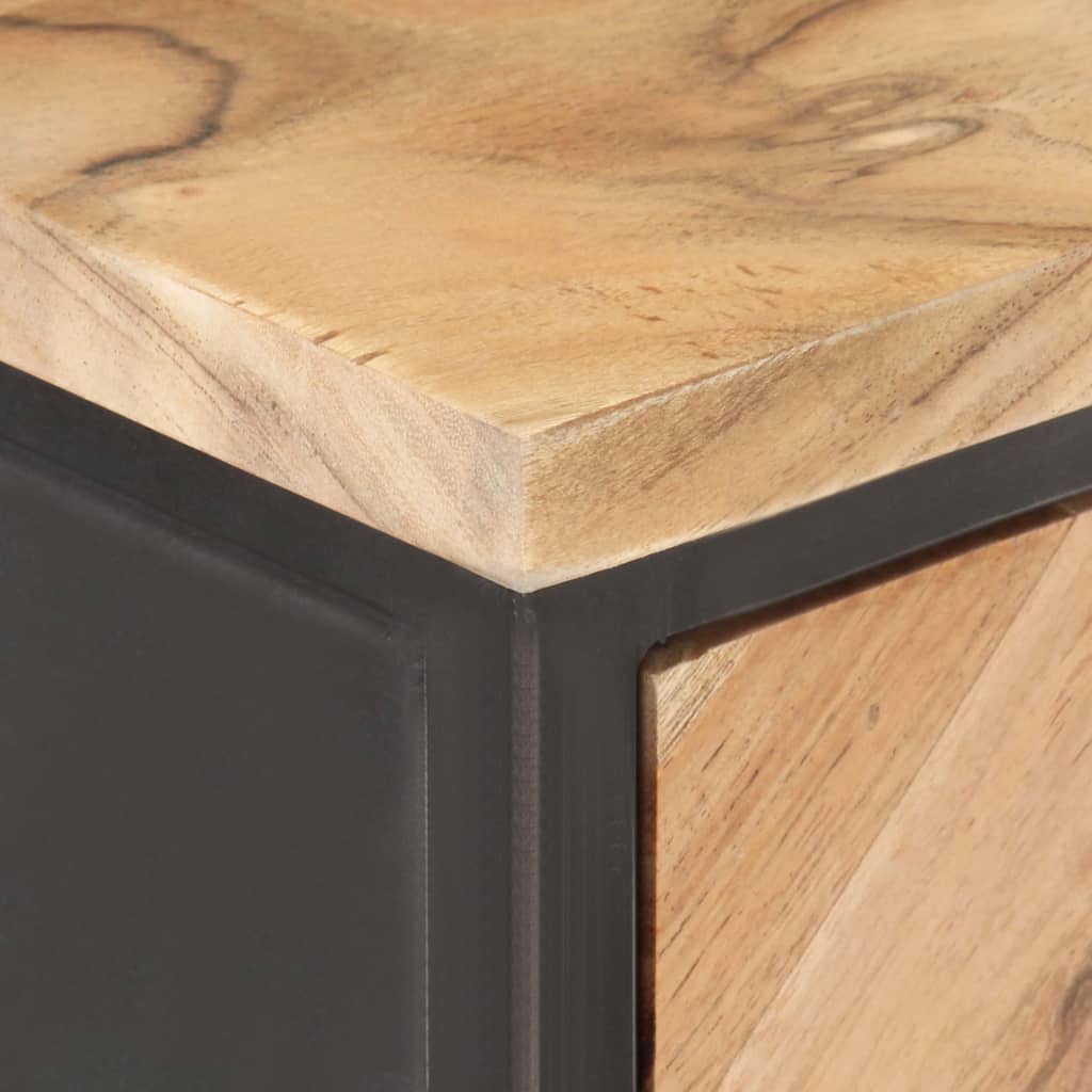 vidaXL Ντουλάπι 60 x 35 x 70 εκ. από Μασίφ Ξύλο Ακακίας