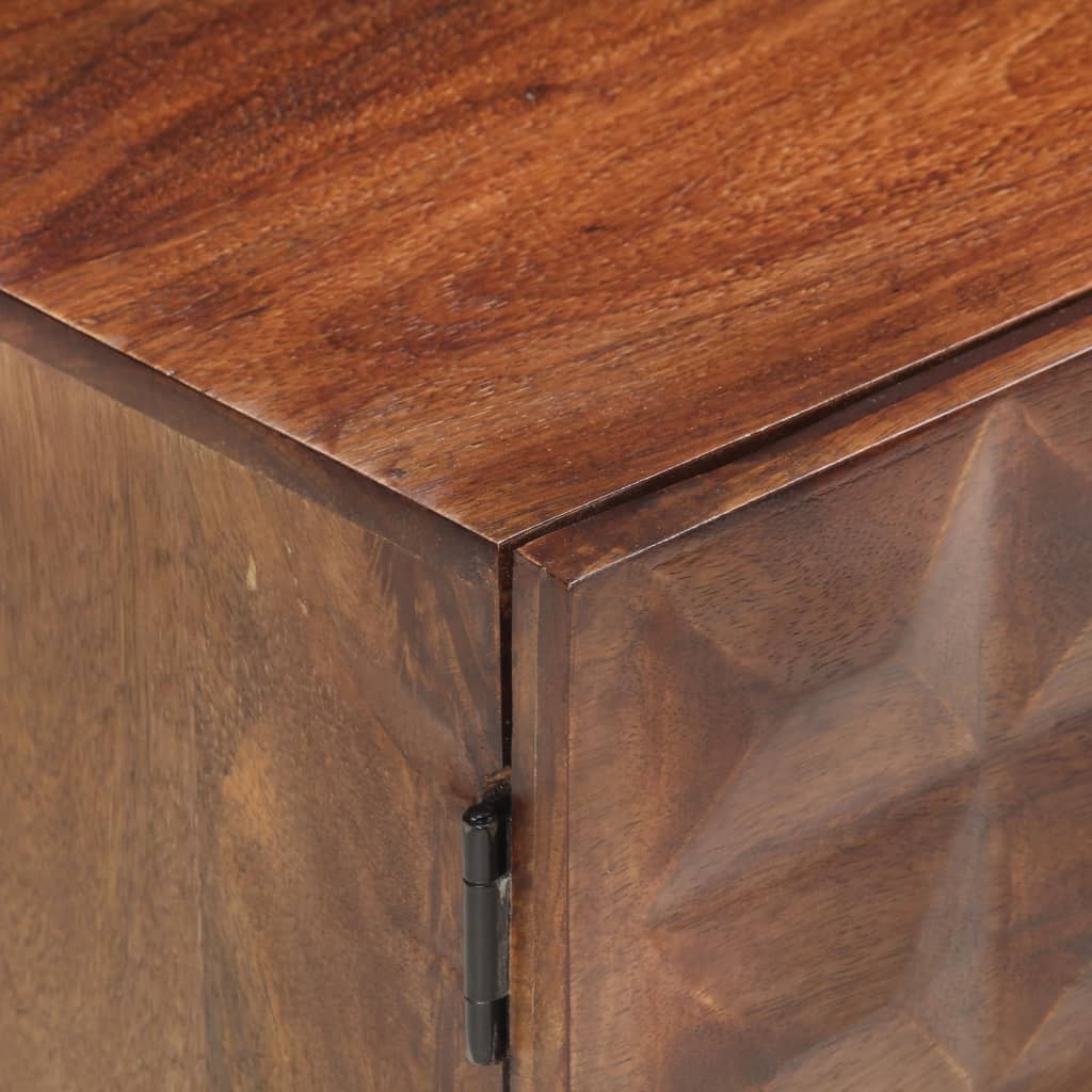 vidaXL Έπιπλο Τηλεόρασης 124x29x45 εκ. από Μασίφ Ξύλο Μάνγκο