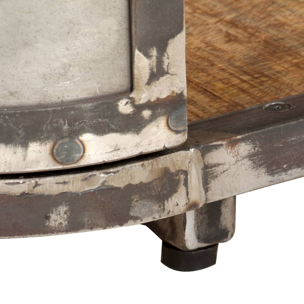 vidaXL Έπιπλο Τηλεόρασης 90 x 30 x 40 εκ. από Μασίφ Ξύλο Μάνγκο