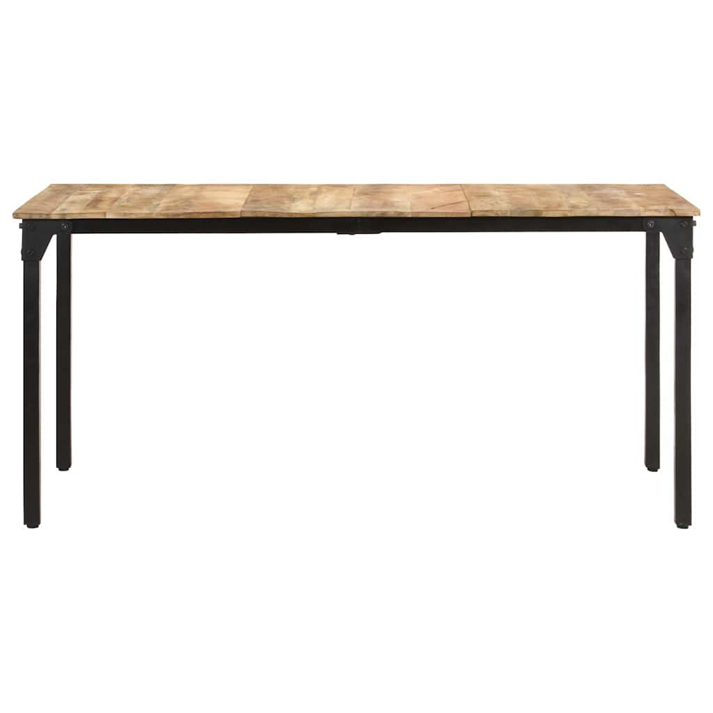 vidaXL Τραπεζαρία 160 x 80 x 76 εκ. από Ακατέργαστο Ξύλο Μάνγκο