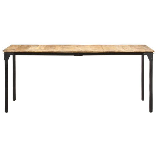 vidaXL Τραπεζαρία 180 x 90 x 76 εκ. από Ακατέργαστο Ξύλο Μάνγκο