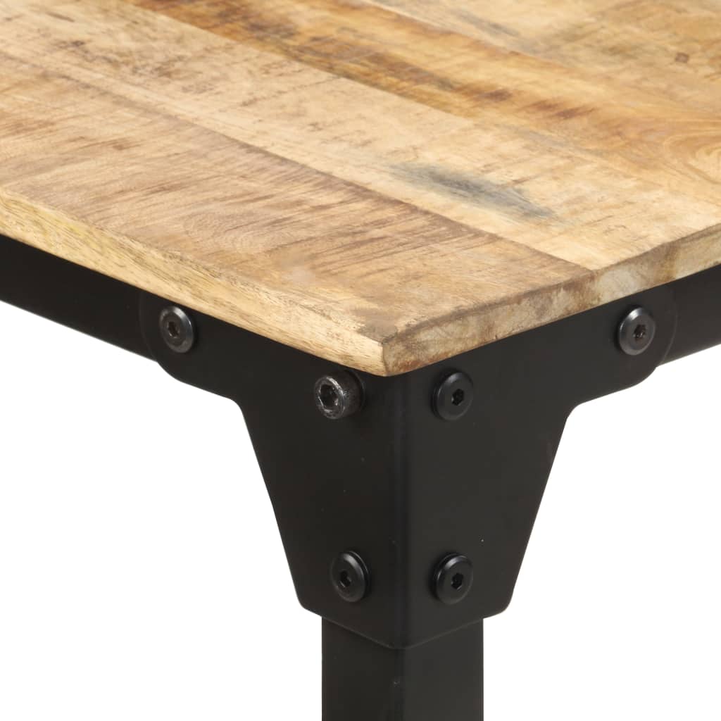 vidaXL Τραπεζαρία 200 x 100 x 76 εκ. από Ακατέργαστο Ξύλο Μάνγκο