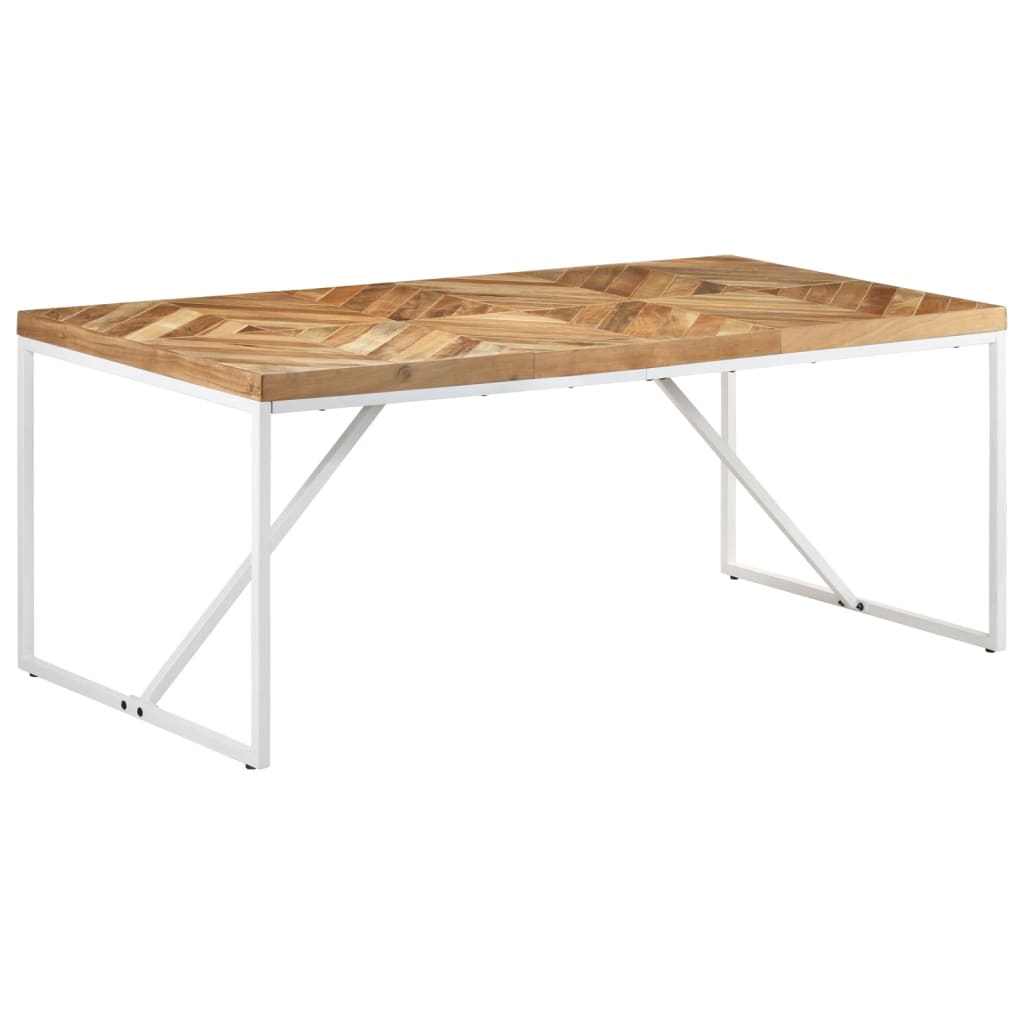 vidaXL Τραπεζαρία 180 x 90 x 76 εκ. από Μασίφ Ξύλο Ακακίας/Μάνγκο