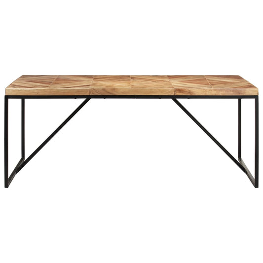 vidaXL Τραπεζαρία 180 x 90 x 76 εκ. από Μασίφ Ξύλο Ακακίας/Μάνγκο