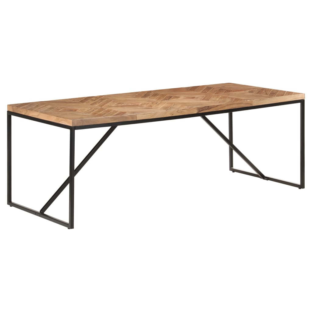 vidaXL Τραπεζαρία 200 x 90 x 76 εκ. από Μασίφ Ξύλο Ακακίας/Μάνγκο