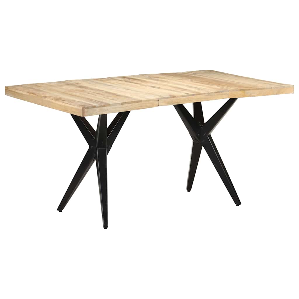vidaXL Τραπεζαρία 160 x 80 x 76 εκ. από Ακατέργαστο Ξύλο Μάνγκο