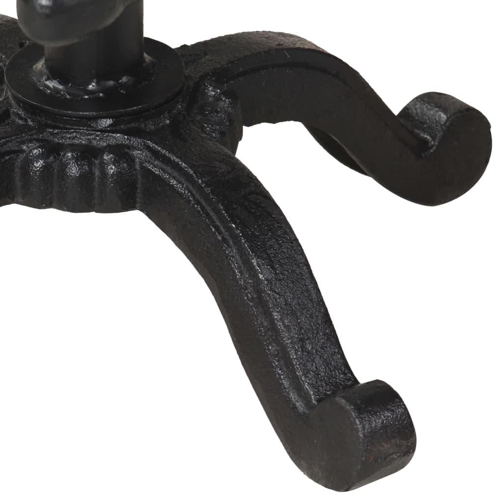 vidaXL Σκαμπό Μπαρ Μαύρο από Χυτοσίδηρο