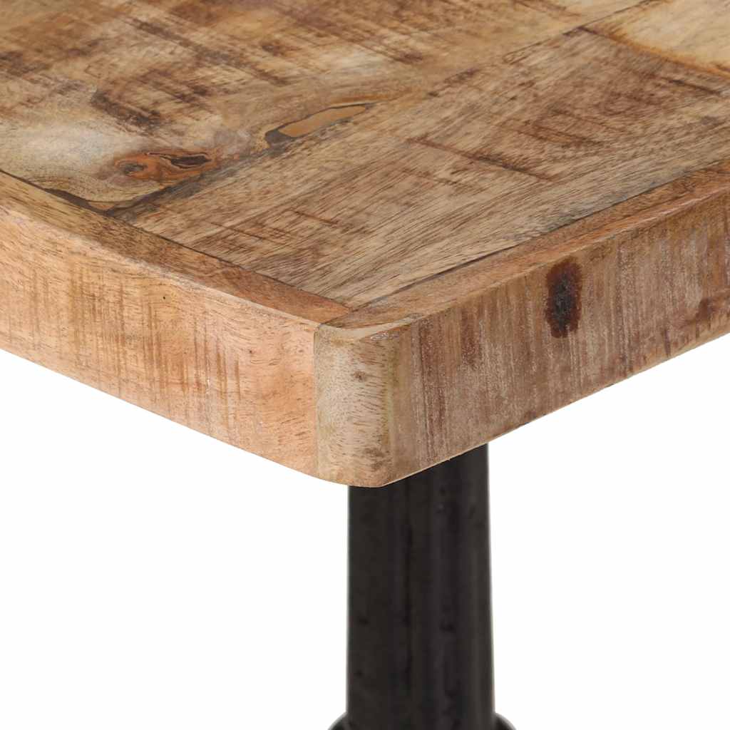 vidaXL Τραπέζι Bistro 60 x 60 x 77 εκ. Ακατέργαστο Ξύλο Μάνγκο