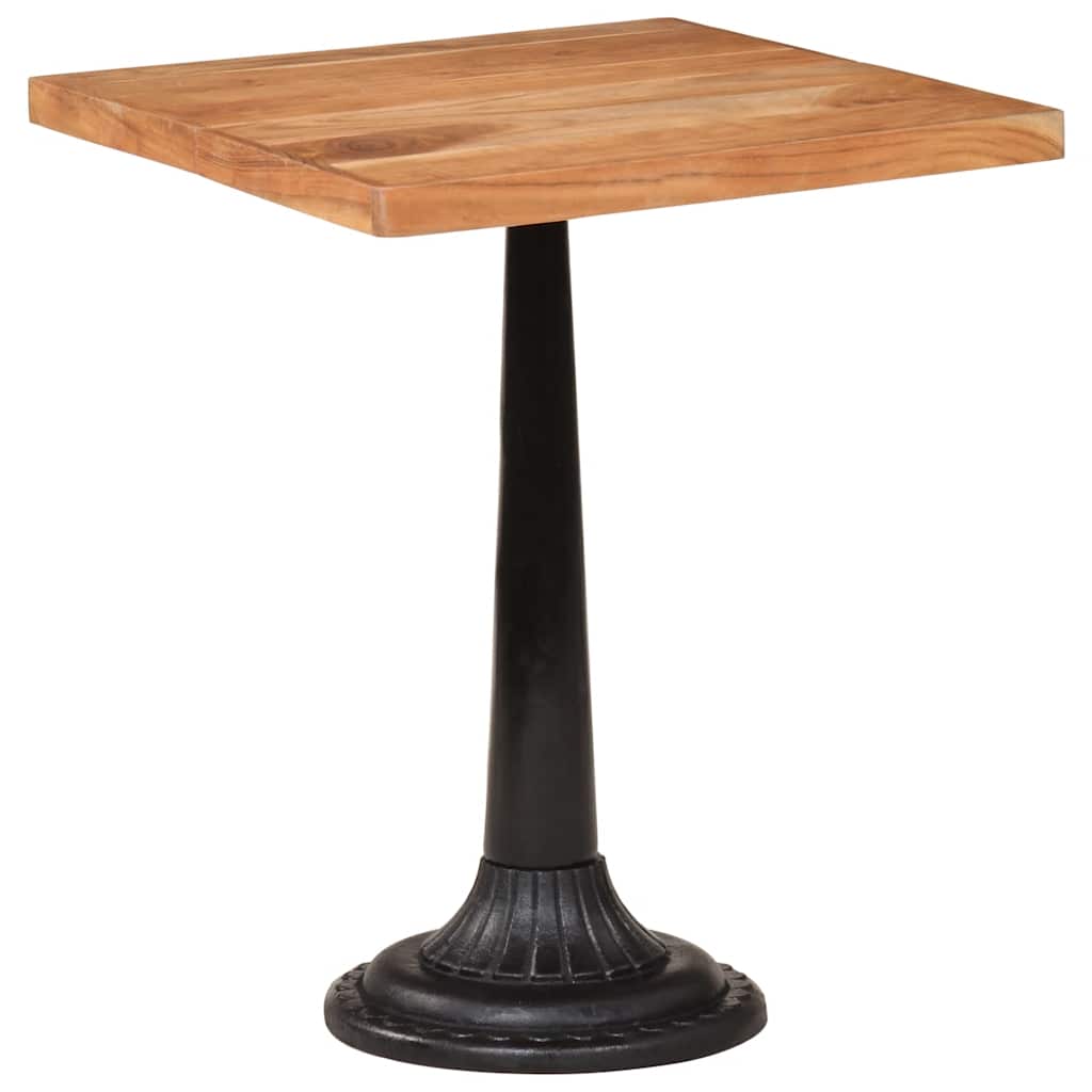 vidaXL Τραπέζι Bistro 60 x 60 x 76 εκ. από Μασίφ Ξύλο Ακακίας