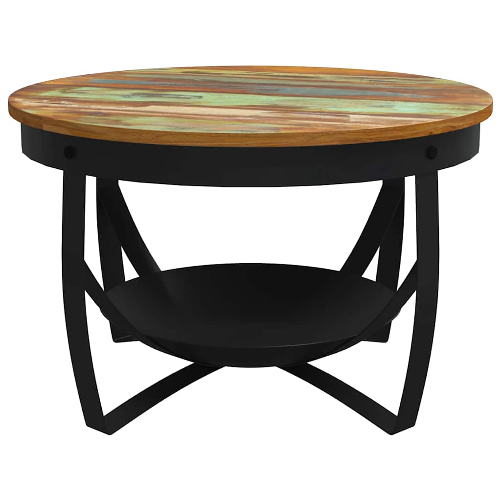 vidaXL Τραπεζάκι Σαλονιού Ø68 x 43 εκ. από Μασίφ Ανακυκλωμένο Ξύλο