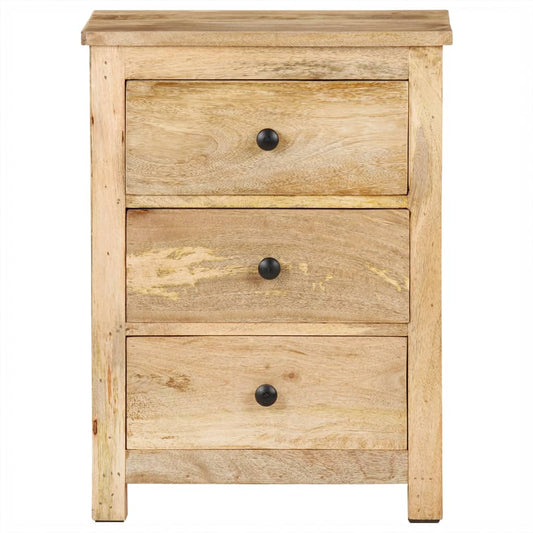vidaXL Κομοδίνο 45 x 35 x 60 εκ. από Μασίφ Ξύλο Μάνγκο