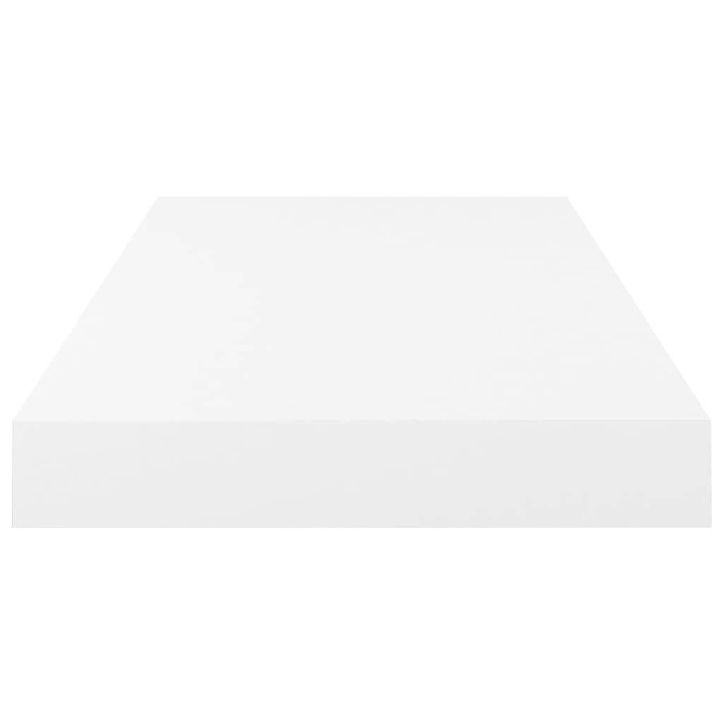 vidaXL Ράφι Τοίχου Γυαλιστερό Άσπρο 50x23x3,8 εκ. MDF