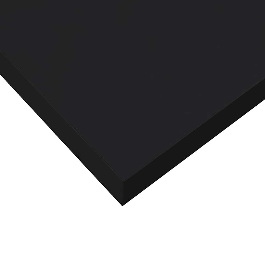 vidaXL Ράφι Τοίχου Γυαλιστερό Μαύρο 23x23,5x3,8 εκ. MDF