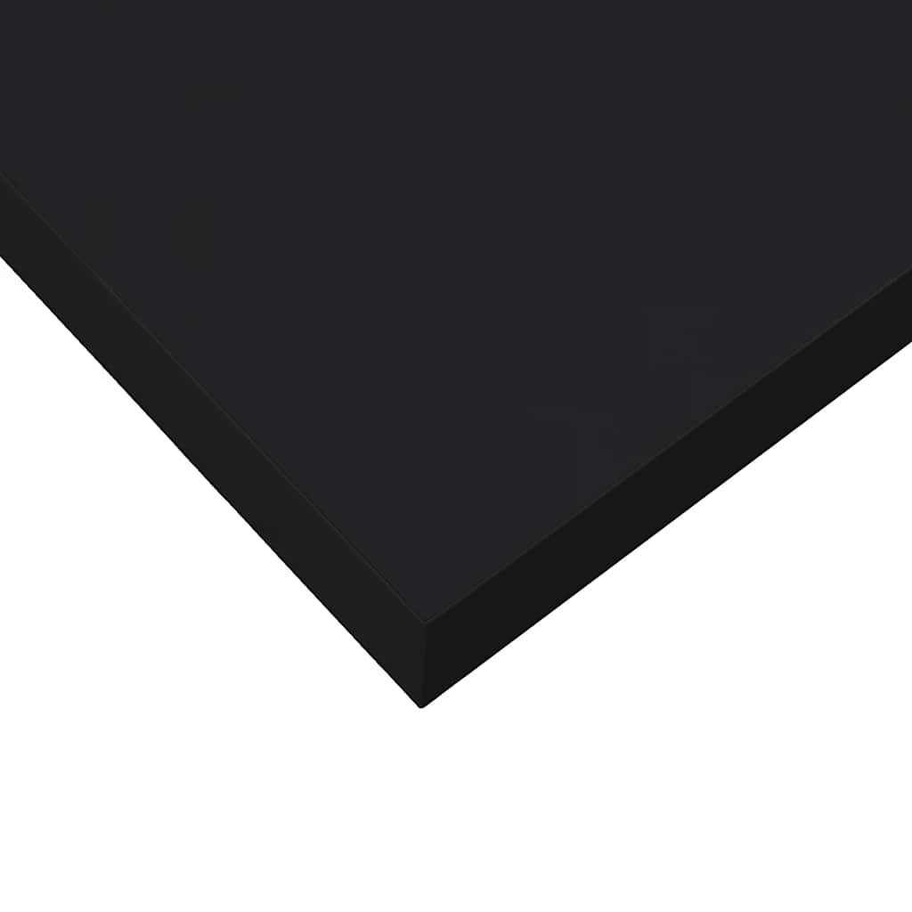 vidaXL Ράφι Τοίχου Γυαλιστερό Μαύρο 40x23,5x3,8 εκ. MDF