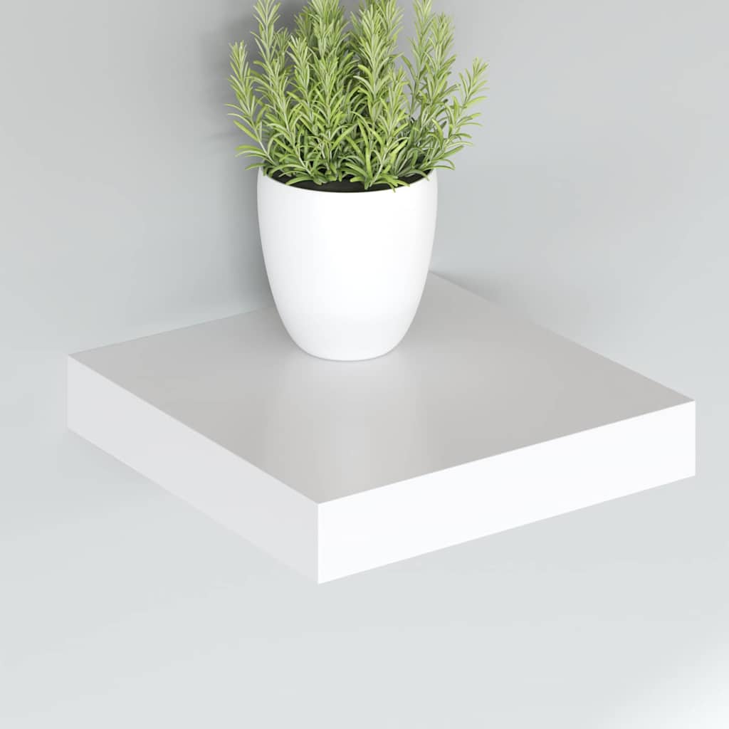 vidaXL Ράφι Τοίχου Άσπρο 23 x 23,5 x 3,8 εκ. από MDF