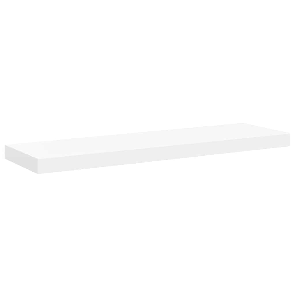 vidaXL Ράφι Τοίχου Άσπρο 80x23,5x3,8 εκ. από MDF